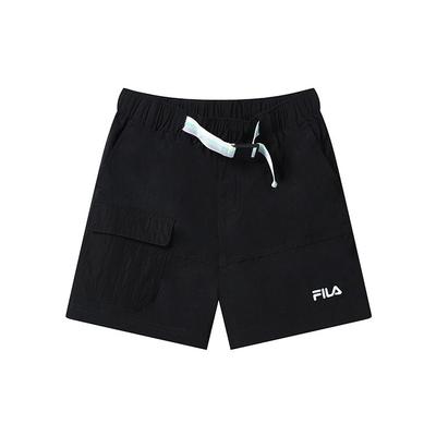 2023 Summer New Fashion Casual Simple A-Line Short Woven Shorts Women Shorts Legendary-Blue F11W329804F-NV
