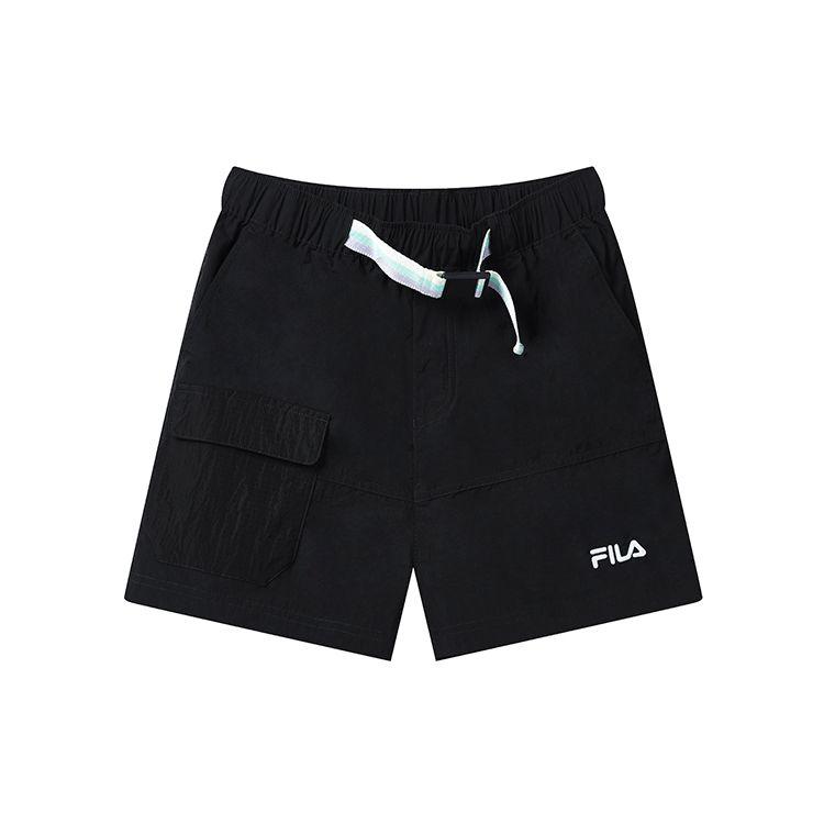 Fila 2023 Summer New Fashion Casual Simple A-Line Short Woven Shorts Women Shorts Legendary-Blue F11W329804F-NV