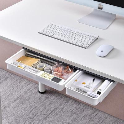 Under-Desk Invisible Drawer Organizer for Office Stationery
