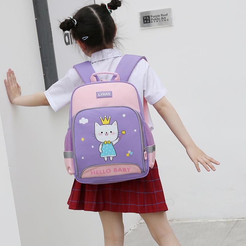Lightweight Cartoon Astronaut Backpack With Large Capacity For School Kids Gender Neutral