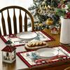 Christmas Placemats Cartoon Party Insulation Dining Table Christmas Atmosphere Placemats