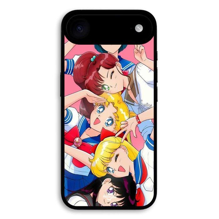 Coque de téléphone - MANIACASE - iPhone 17 Air - Silicone - Souple - Sailor Moon personnages