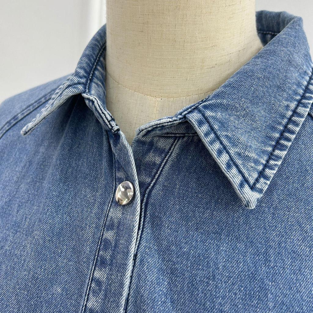 Aiyirui Commuter Denim Dress 1164