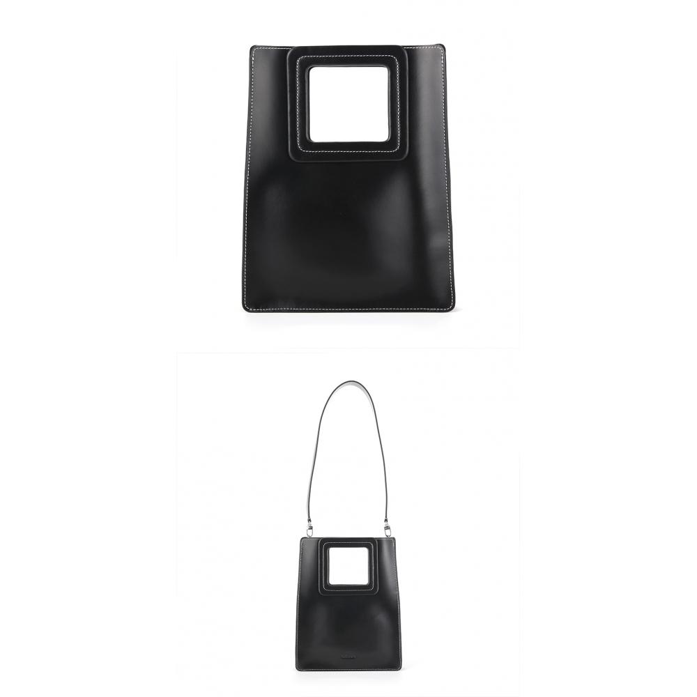 Staud 07 9470 Blk Shirley Tall Tote
