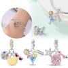 Summer Cocktail Pendants Copper Colors Charms Bead Fits Genuine Charm Bracelets Bead For Women Jewellery Crafting Gift