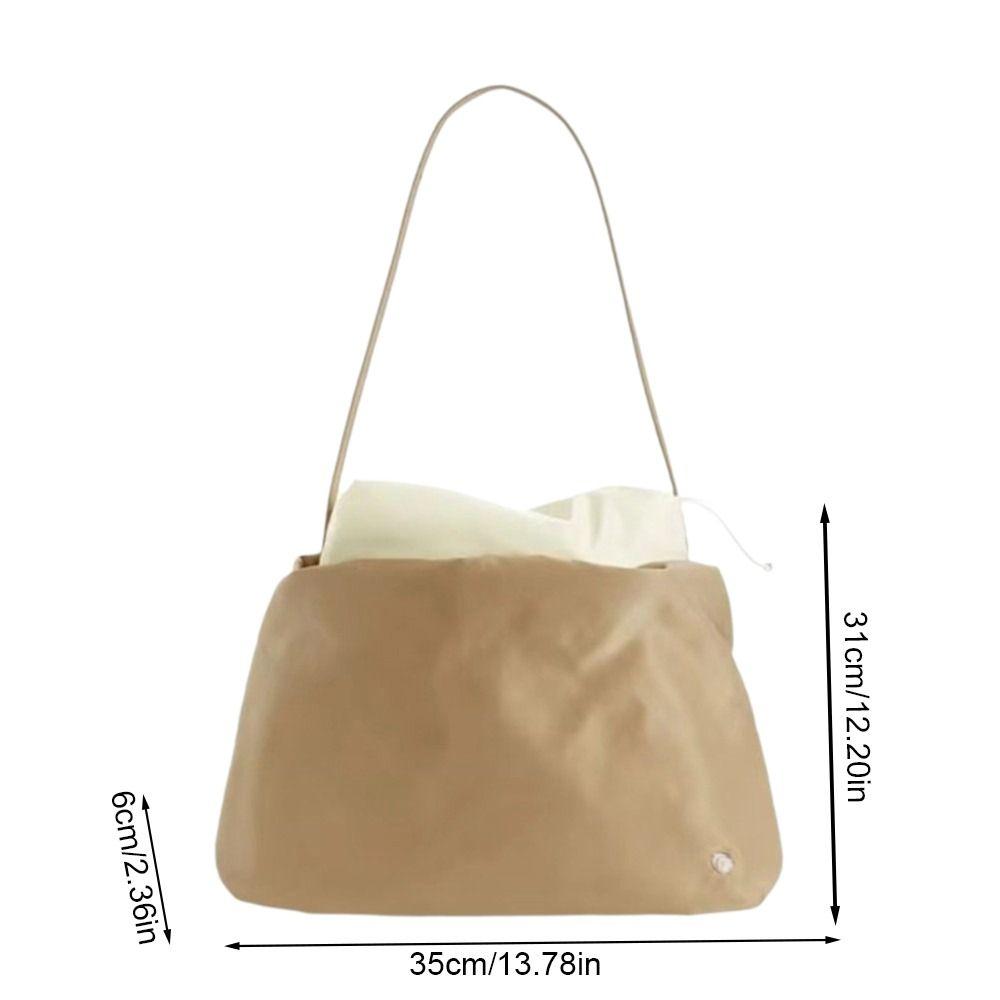 Soft Surface Cloud Shaped Shoulder Bag Nylon Large Capacity Crossbody Bags Cloud Shaped Double Strap Women's Tote Bag