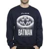 DC Comics Mens The Flash Batman White Logo Sweatshirt