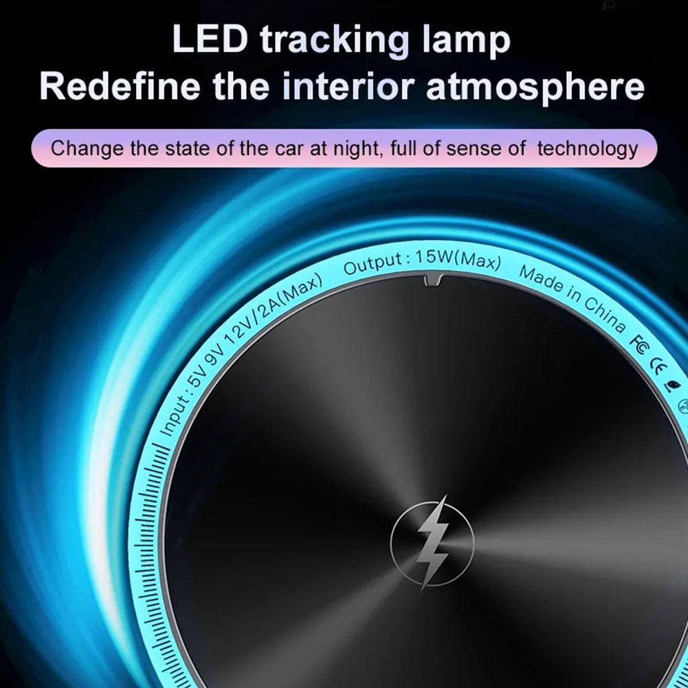 Magnetic Wireless Charger Car Holder For Macsafe Max Pro Fast 2A Wireless 15W 14 Mount C W6D6