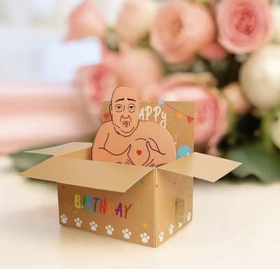 Lustige 3D Pop-Up Geburtstagskarte Mit „Happy Birthday“ Handgemachte Papier Einladung Grußkarte Für Geburtstagsparty Dekorationsartikel