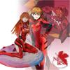 Neon Evangelion Genesis Asuka Langley Soryu Sitting Posture Figurine Model Anime