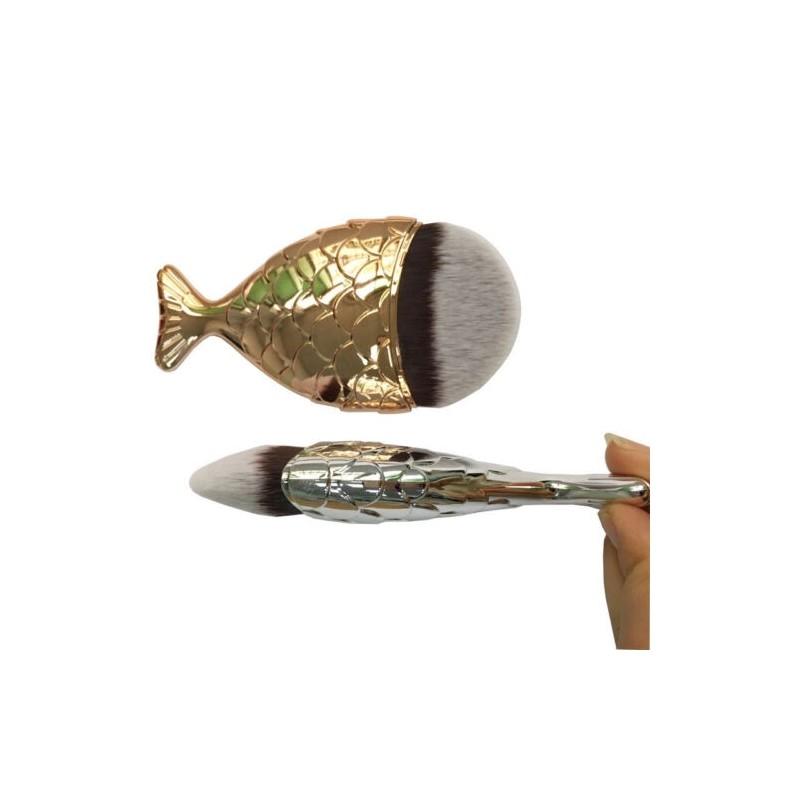 Exquisite Professional Mermaid Makeup Brushes Set With Luxurious Foundation And Powder Brush