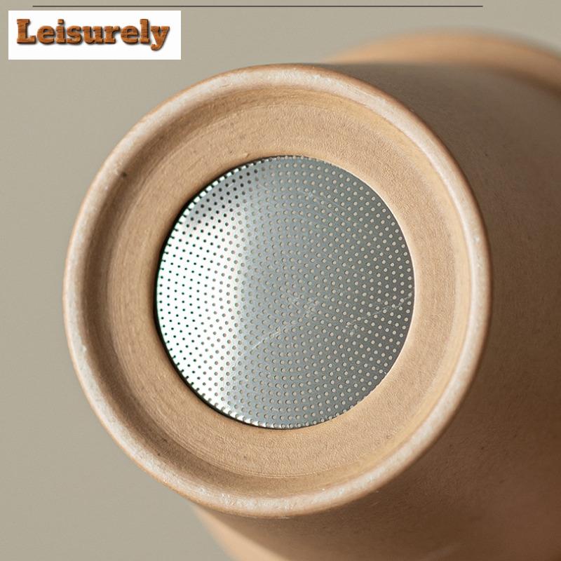 111ml Mountain Sea Ceramic Master Cup with Lid Tea Cup with Inner Filter Large-capacity Separation Teacup Chinese Tea Supplies