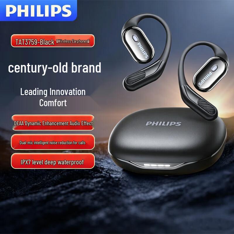 Philips TAT3759 Sport Over-Ear Bluetooth Earbuds