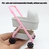 Miniature Baby Cradle Model Figure Doll House Nursery Room Scene Display Accessory Realistic Design 1/12 Scale Furniture