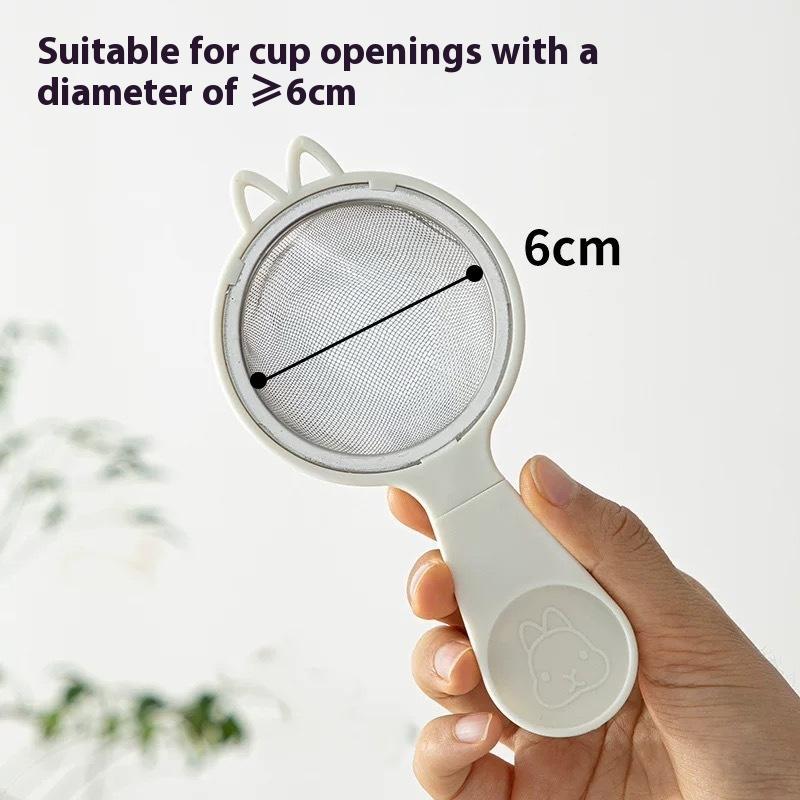 1 Pc 7.5cm Stainless Steel Matcha Strainer - Binaural Mini Fine Mesh Sieve | Tea/Coffee/Flour Kitchen Filter