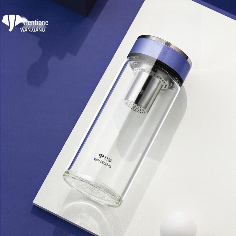 Wanxiang Single-Layer Borosilicate Glass Tea Water Bottle