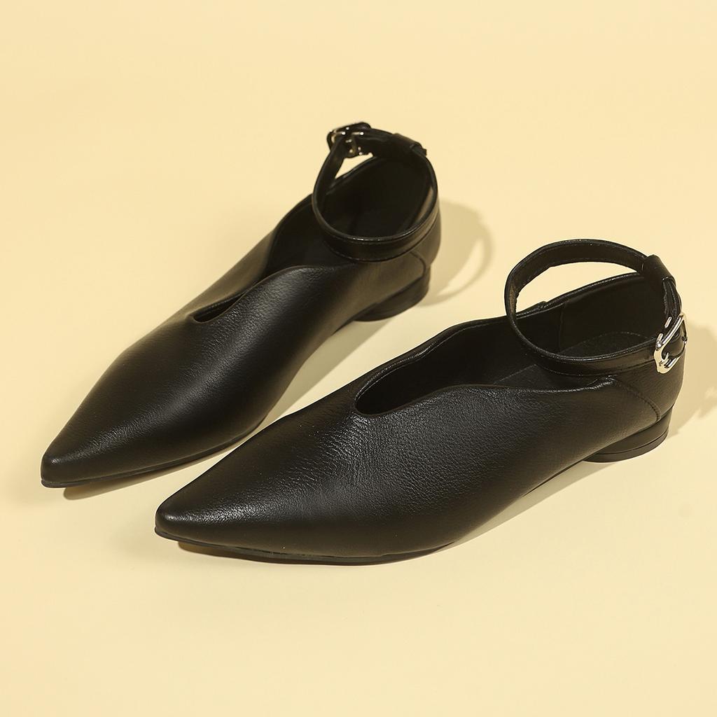 Women Flats Spring Pointed Toes Mary Jane Shoes Women Fashion Shallow Mouth  Casual Soft Sole Flat Women Shoes Zapatos De Mujer