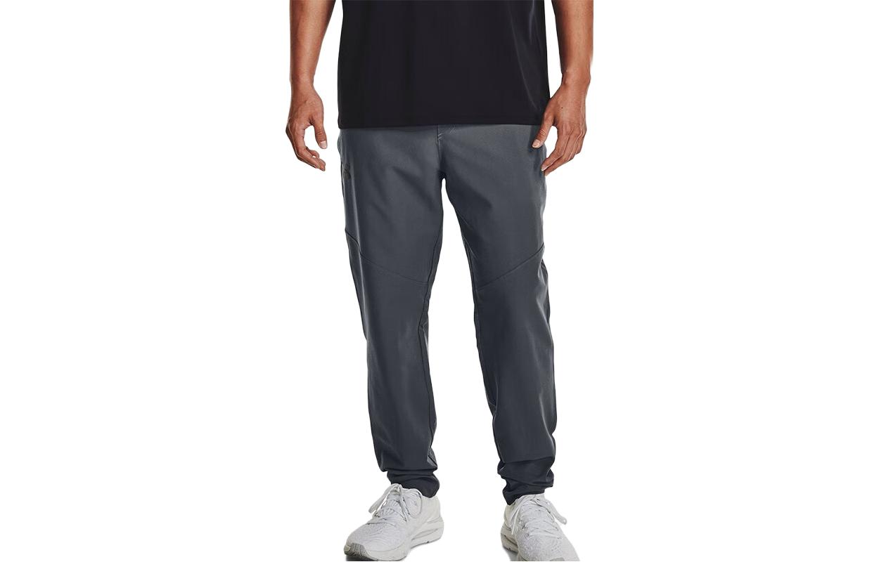 Under Armour Casual Pants Men s Gray Moderate Straight Fit Pants 1373863-012 M