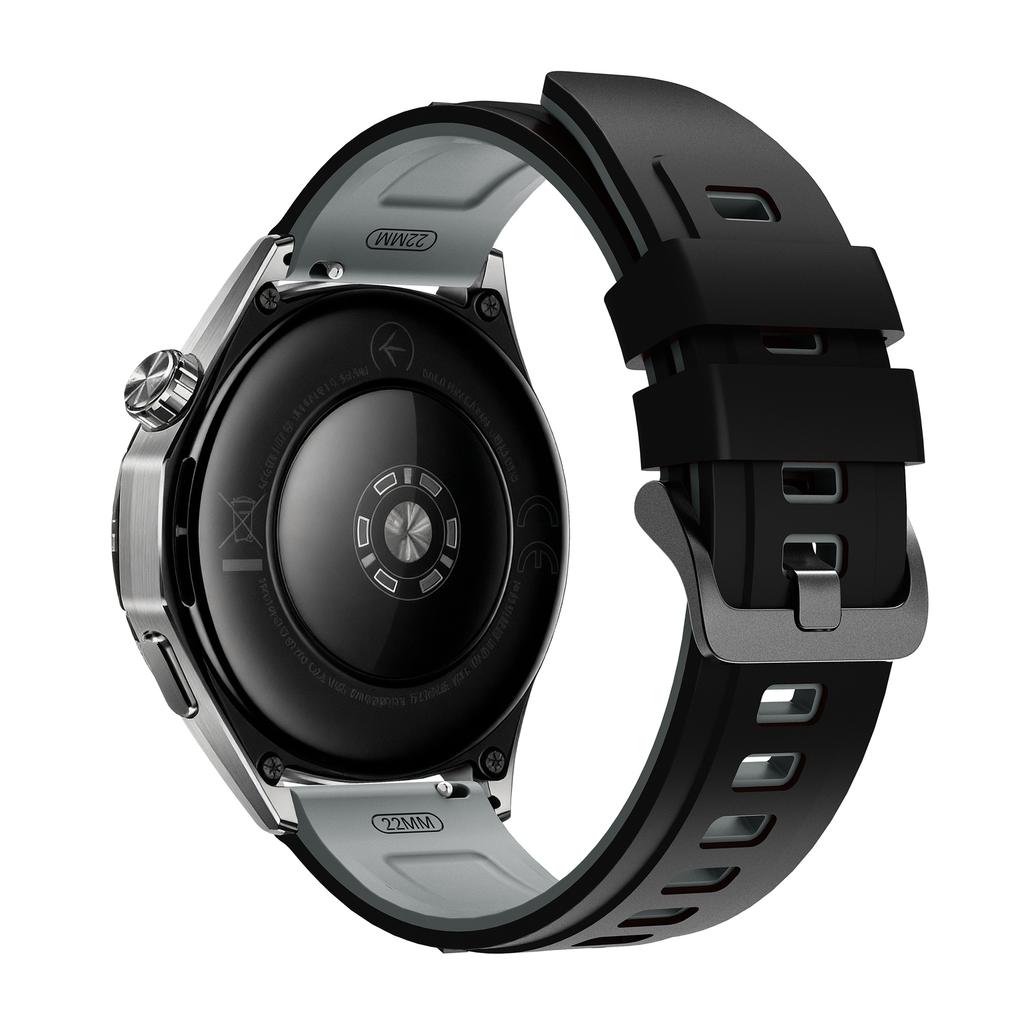 22mm Dual Color Silicone Strap for Samsung Galaxy Watch3 45mm/Watch 46mm/Gear S3 Classic Replacement Watch Band