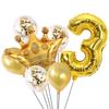 Gold Crown Balloon Set for First Birthday Party Decorations