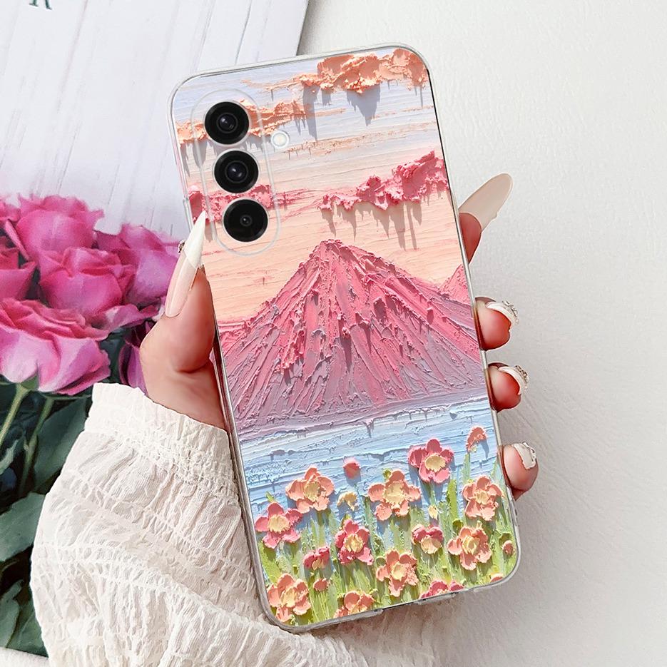 For Samsung Galaxy A16 A26 A36 A56 Case Fashion Painted Cover Soft Slim Phone Case For Samsung A36 A 16 26 56 Galaxy A56 5G Bags