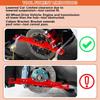 Heavy Duty Toe Alignment Tool Plates Universal Fit Garage Alignment Equipment Tool for Precise Wheel Distance Readings