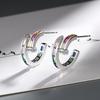 925 Sterling Silver Hot Snake AAA Zircon Stud Earrings For Women Exquisite Student Girlfriend Jewelry Accessories Wedding PartyGood product