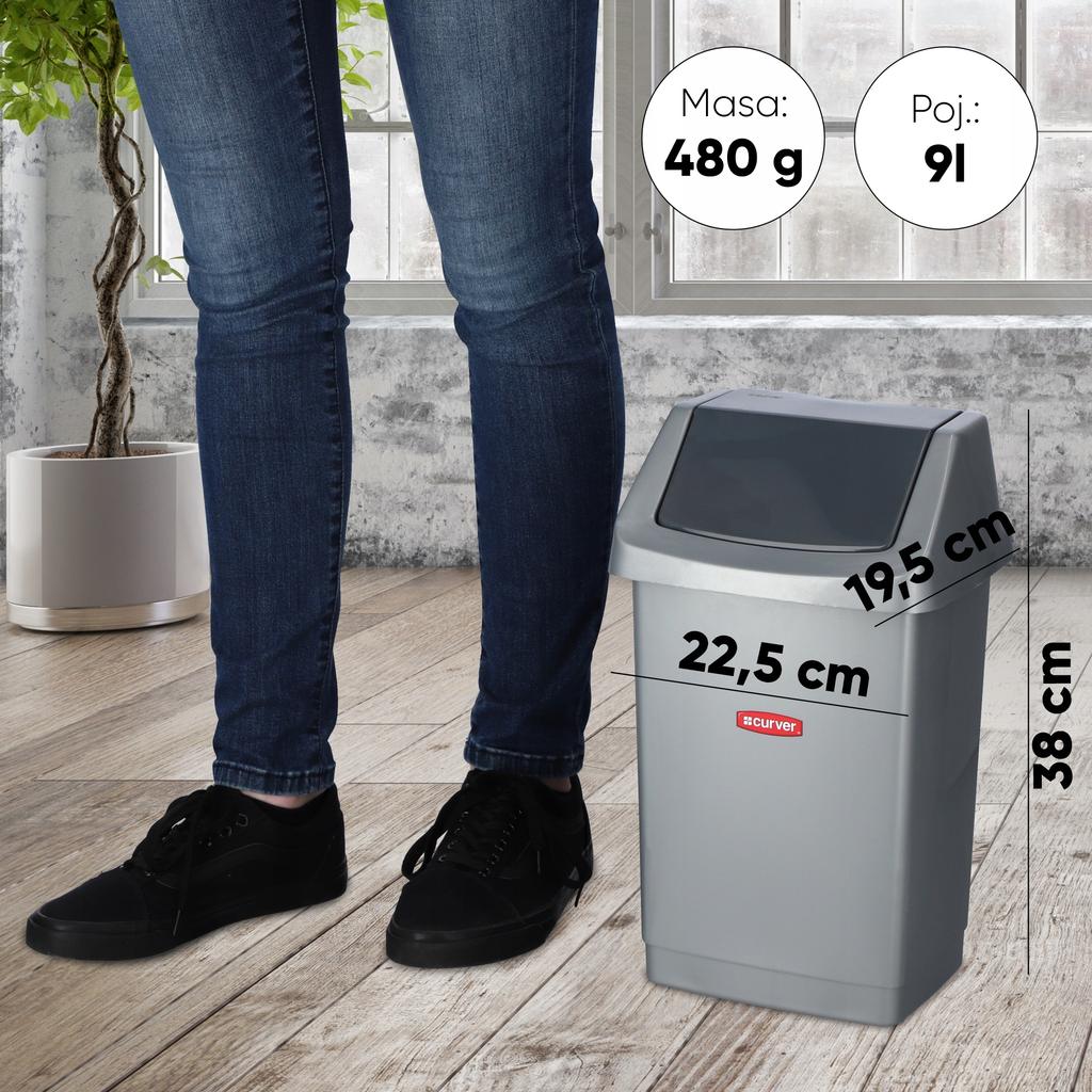 CURVER Kôš na odpadky s výklopným vekom