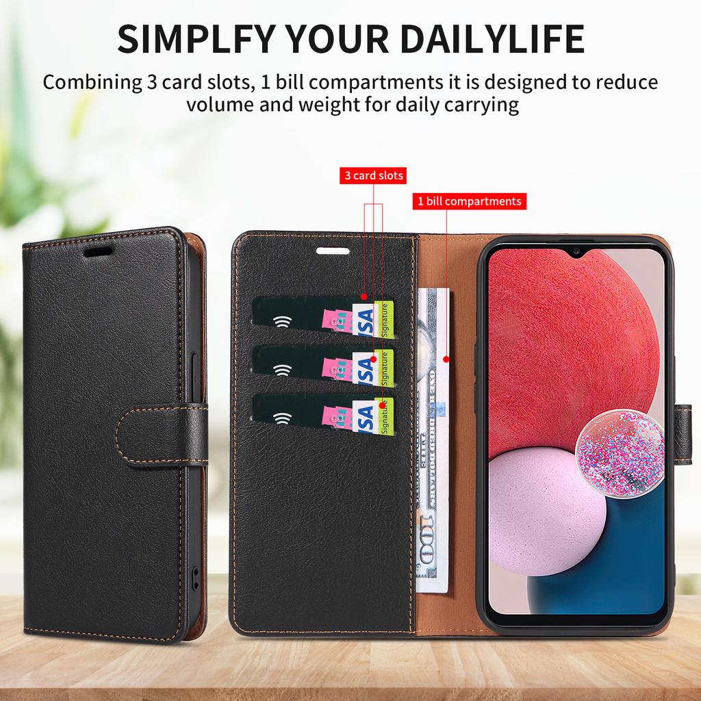 For Samsung Galaxy A17 5G / A17 4G Case Magnetic RFID Blocking Leather Phone Wallet Cover
