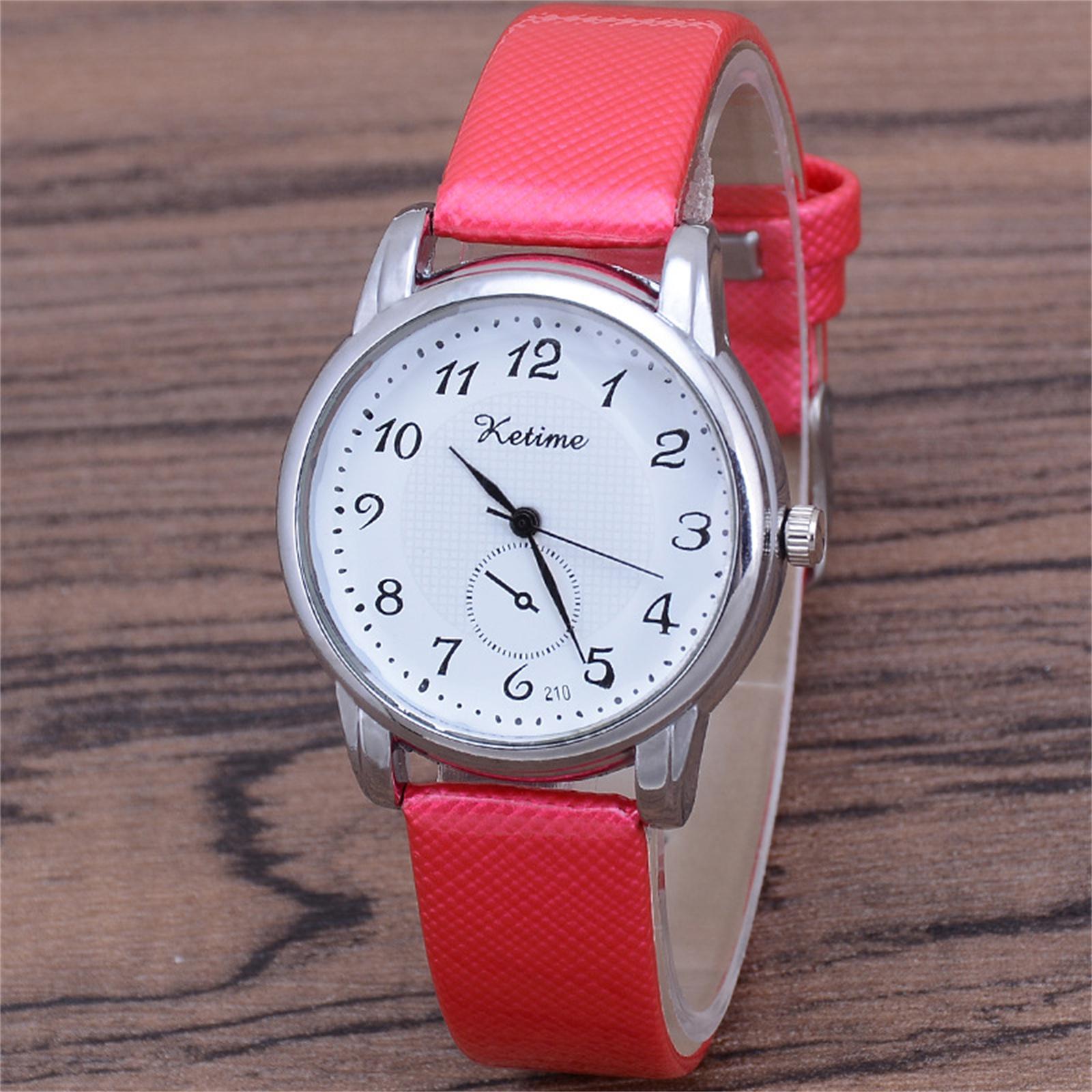 

Женские модные кожаные часы One Size