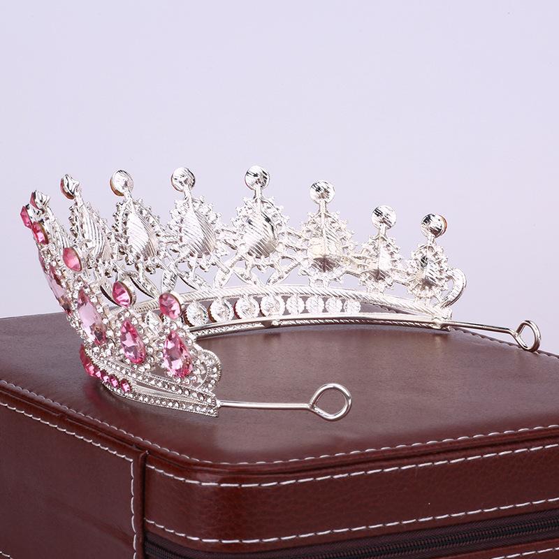 Bridal Crown Wedding Birthday Party Tiara Princess Adult Hair Accessories Alloy Rhinestone Crown