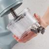 Compact Fluffy Shaved Ice Maker Manual Fluffy Smooth Crunchy Stepless Adjustment Flavored Ice Juice Milk Ice Frozen Fruit Outdoor [Toffy] K-IS10 (Pale