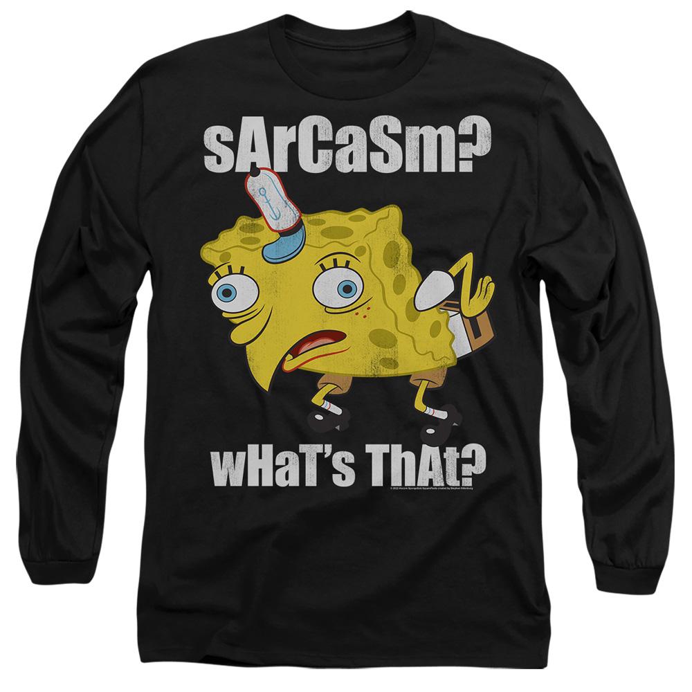 SpongeBob SquarePants Unisex Adult Sarcasm Meme T-Shirt