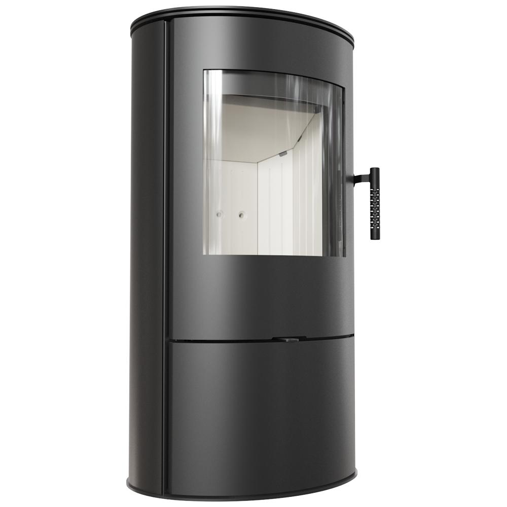 Piec stalowy na drewno KRATKI ROLLO 7 kW Ø 150