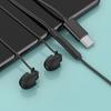 Headphone Silicone Headset In-Ear Earphones with Noise Cancelling 3.5mm Headphones