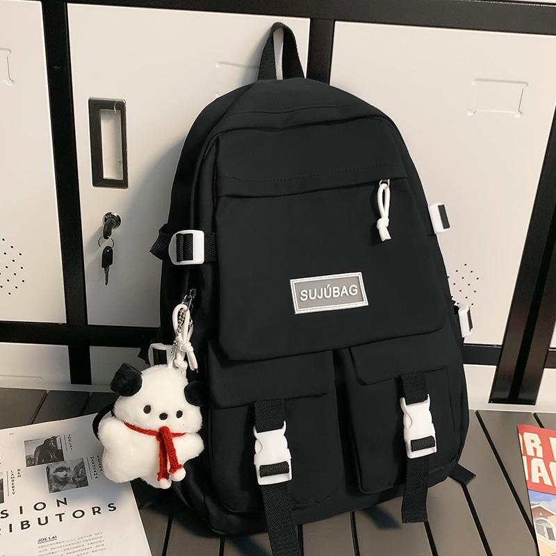 School bag Elementary school girl Junior high school student High school student College student Multi-pocket backpack Male backpack
