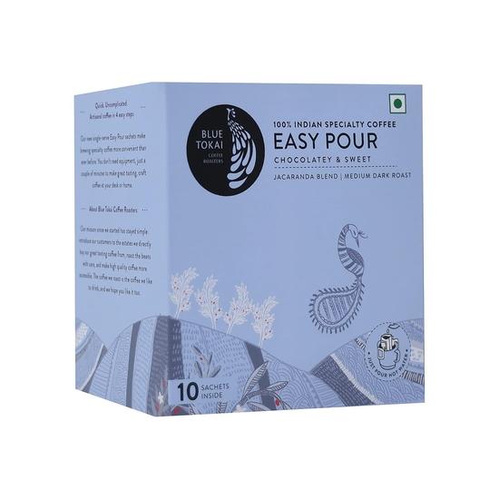 Blue Tokai Coffee Roasters Easy Pour Over Coffee Drip Bags | Pack Of 10 Sachets | 100% Arabica Beans| Ready to Brew in 2 Mins |180 grams 110GM