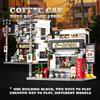 Non-Toxic New City Japanese Style Store Building Blocks Led Playroom Moc Bricks Puzzle Toy Street View Shop Model Adult Birthday Gifts Diy