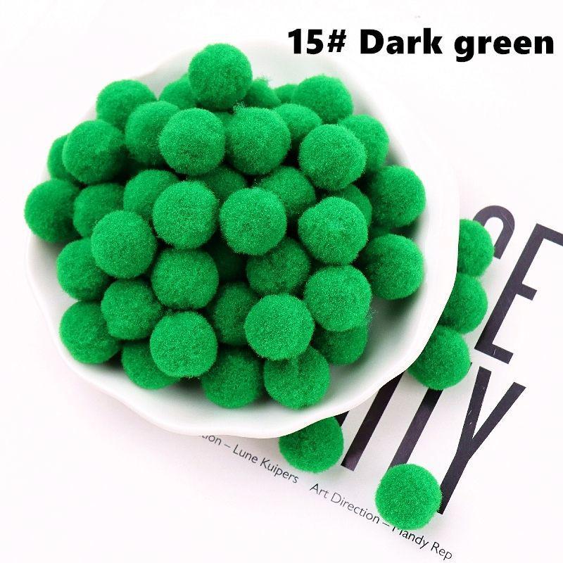 High Elastic Polyester Fluff Ball DIY Lace Black Long Hair Accessories