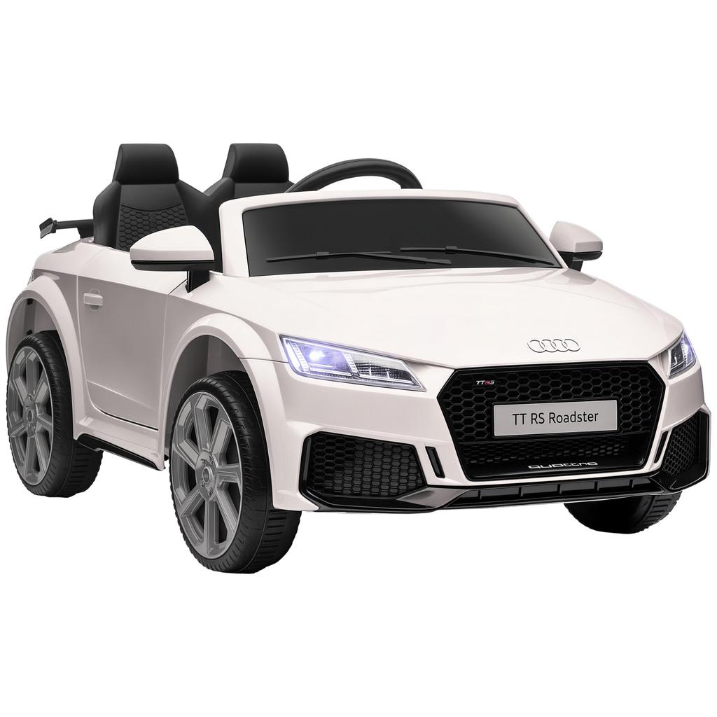 Children's Electric Ride-On Car, TT RS, 12V 30W, Max 3 km/h, 2.4G Remote Control, White