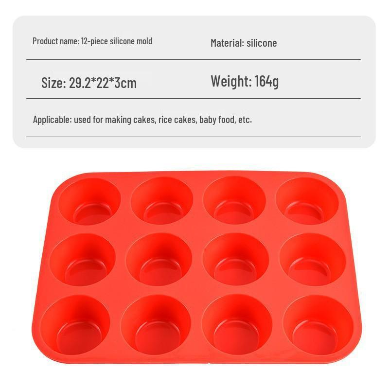 High-Temperature Resistant Silicone Cake Mold for DIY Baking and Steaming