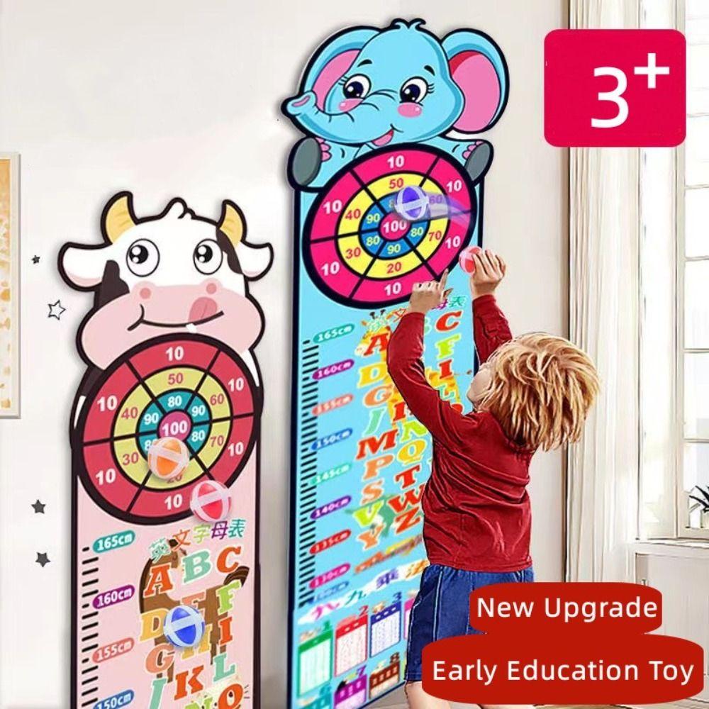 

Пиньинь Английский алфавит Обучающая игрушка Детская линейка роста Дартс Мишень Спортивная игра Игрушки