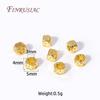 5x4MM 18K Gold Platiert Tonnenform Abstandshalter Perlen Pflaumenmuster Große Lochperlen Für Armband, Lose Perlen Trenner Großhandel