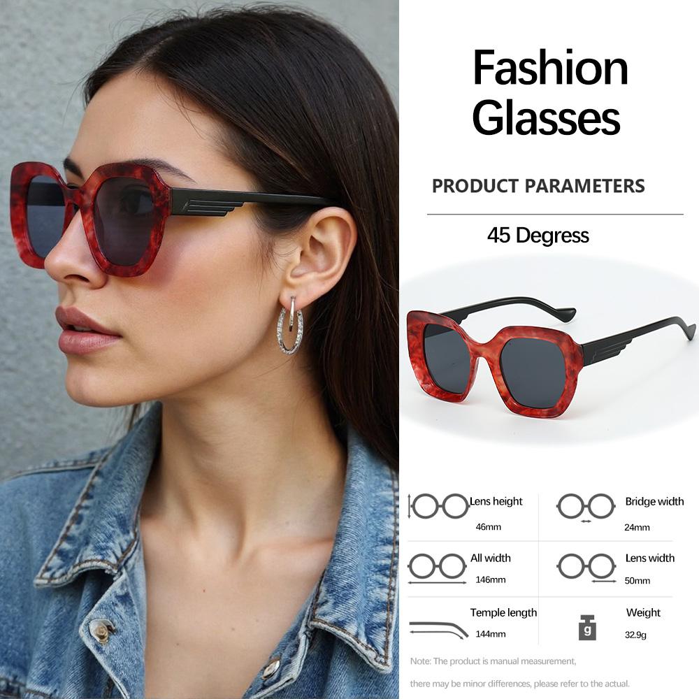 Occhiali da Sole Vintage Moderni da Donna Minimalisti alla Moda Versatili Protezione UV