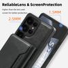 For Samsung Galaxy S25 Ultra Case Compatible with MagSafe Leather Back Phone Cover with Detachable Card Bag