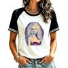 Women's Fashion Casual Short Sleeve Neck Printed T-Shirt
