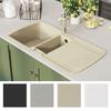 Vidaxl Two-Bowl Granite Sink, Beige