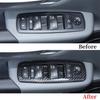 5x Interior Window Lift Switch Panel Cover Trim for Dodge Ram 2018+ Carbon Fiber