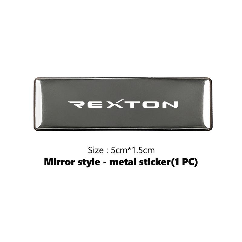 Insignia de Pegatina para Carrocería de Coche Accesorios de Decoración de Estilo Automotriz Para SsangYong Kyron Actyon Sport Tivoli Torres Korando C300 Musso