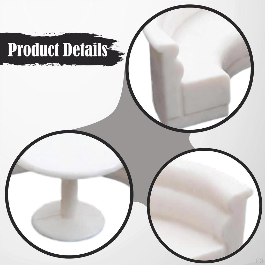 1/50 Dollhouse Miniature Furniture Realistic Accessory for Photography Props